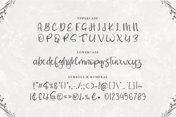 Romantisna Font PNG with transparent background - Preview 1