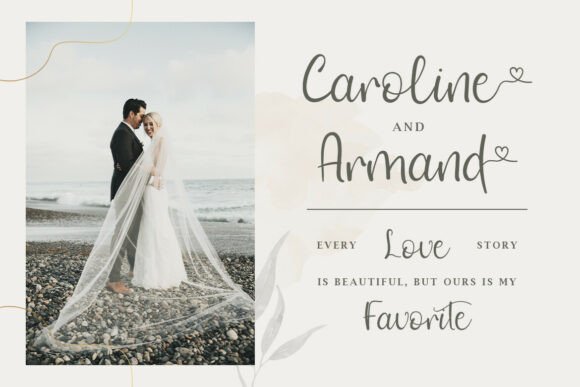 Romantisna Font PNG with transparent background - Preview 3