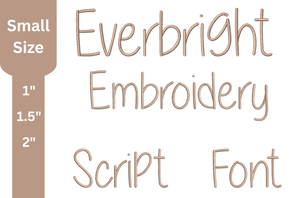 Script Embroidery Font