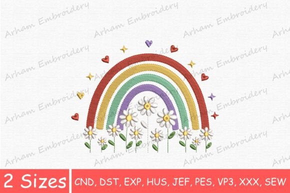 Spring Flower Rainbow