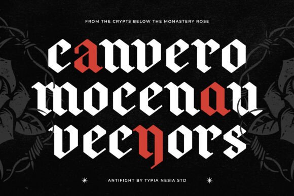 Antifight Font - Preview 3