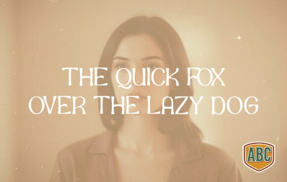 Beige Font - Preview 1