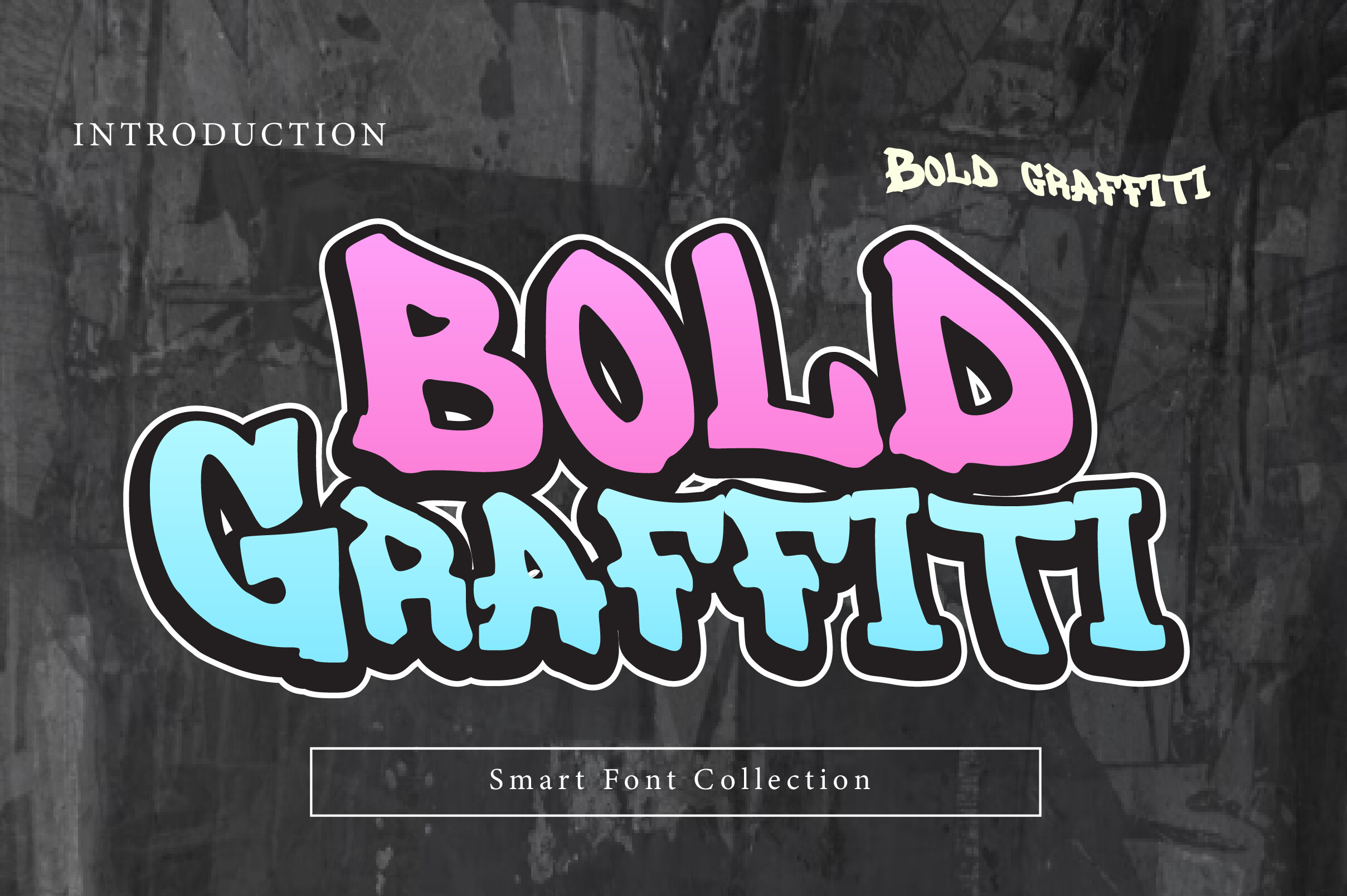 Bold Graffiti preview: thick playful freehand street lettering