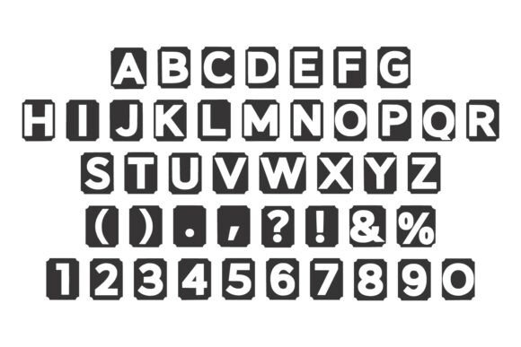 Box Letter Font - Preview 5