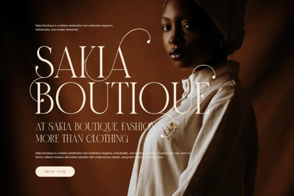 Brown Font - Preview 4