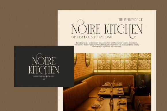 Brown Font - Preview 5