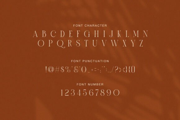 Brown Font - Preview 6