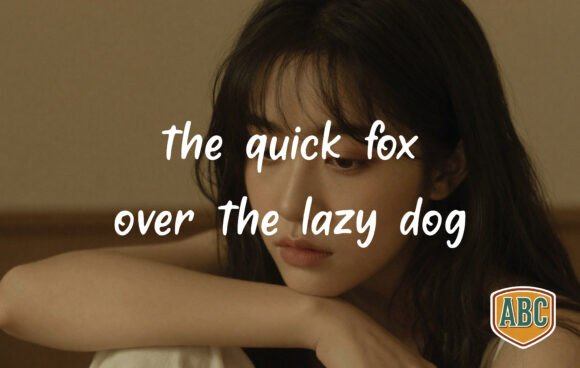 Brown Font - Preview 1