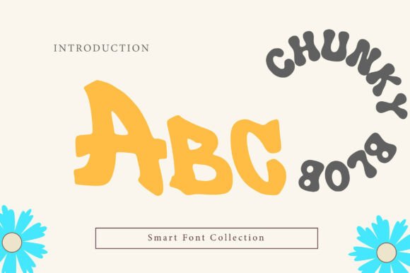 Chunky Blob Font - Preview 1