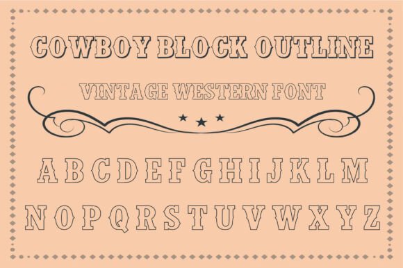 Cowboy Block Font - Preview 2