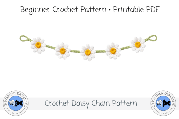 Crochet Daisy Chain PDF Pattern