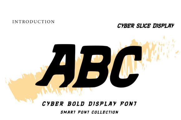 Cyber Slice Display Font - Preview 1