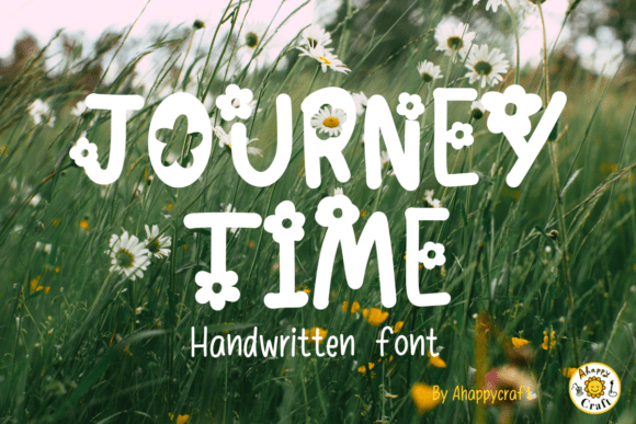 Daisy Doodle Font PNG with transparent background - Preview 2