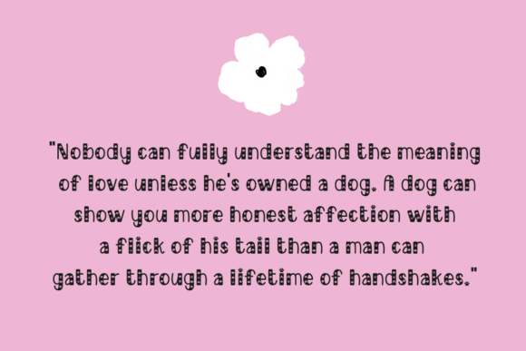 Dogs Lover Font - Preview 1