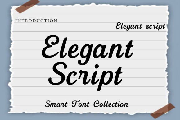Elegant Script Fonts