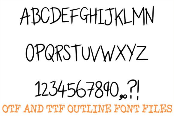 Everyday Handwriting Font - Preview 1