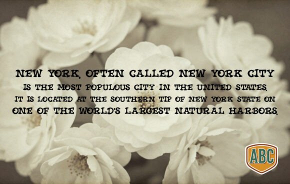 Floral White Font - Preview 2