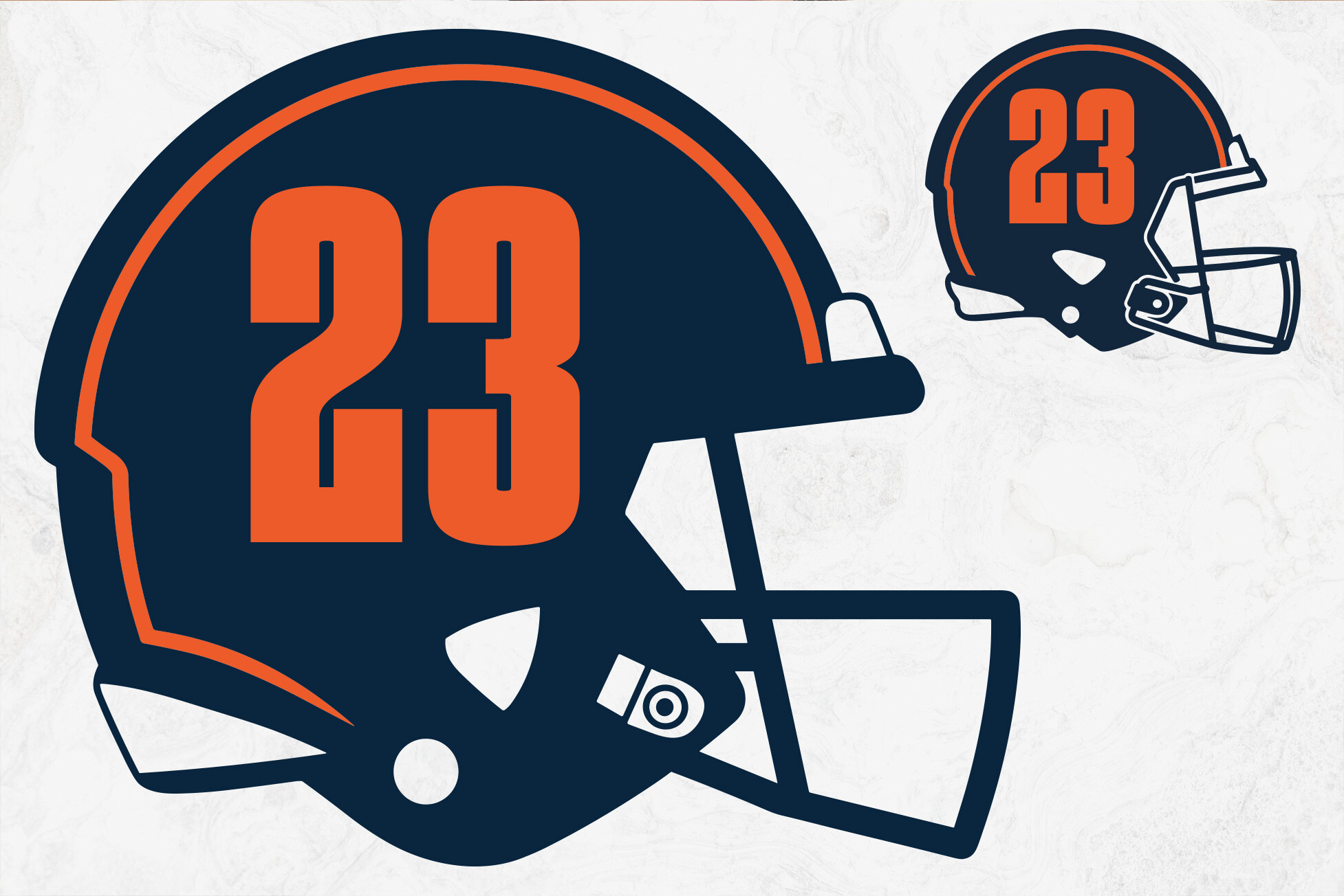 Football Helmet SVG, Layered Team Logo