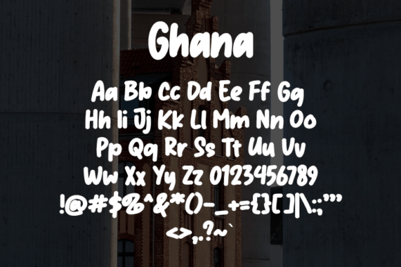 Ghana Font - Preview 1