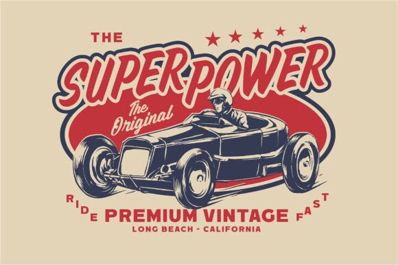 Hotrod Font PNG with transparent background - Preview 3
