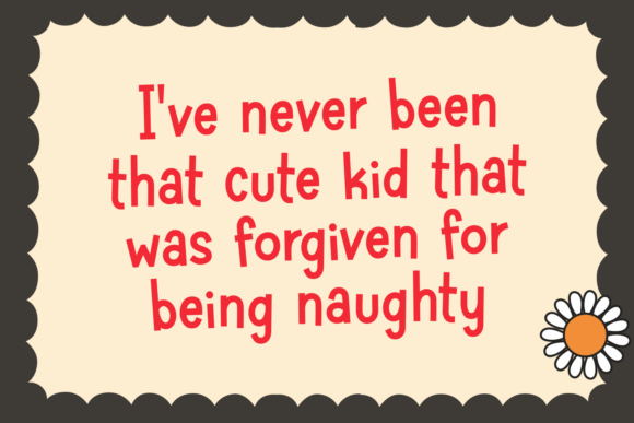 Kate Funky Font PNG with transparent background - Preview 3