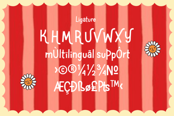 Kate Funky Font PNG with transparent background - Preview 5