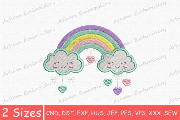 Kawaii Pastel Rainbow Cloud