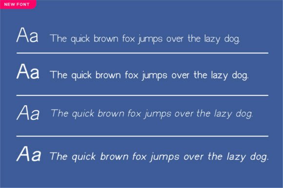 Kinetix Sans Font - Preview 1