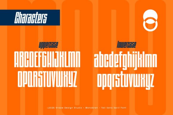 Monobran Font PNG with transparent background - Preview 2
