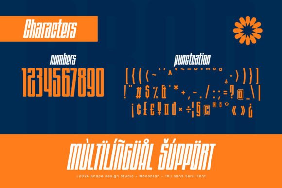 Monobran Font PNG with transparent background - Preview 3