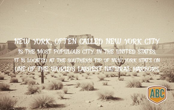 Navajo White Font PNG with transparent background - Preview 2