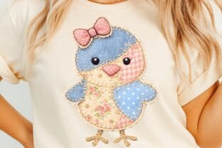 Patchwork Chick Sublimation PNG Graphic by Nicolle's Colorful Art ...