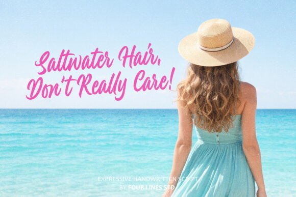 Peach Panturas Font PNG with transparent background - Preview 4