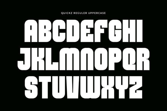Quickz Font PNG with transparent background - Preview 5