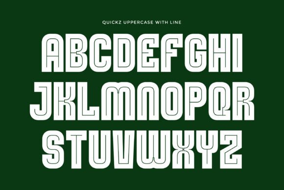 Quickz Font PNG with transparent background - Preview 6