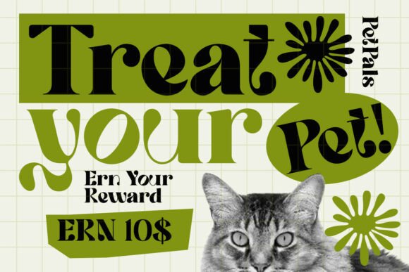Quowist Display Font PNG with transparent background - Preview 4
