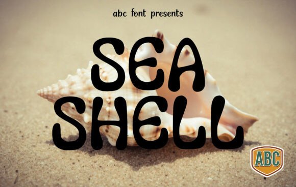 Sea Shell Rfont The Mega Font Bundle Bundle · Creative Fabrica
