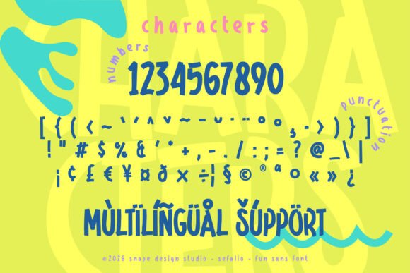 Sefalio Font font preview - 3