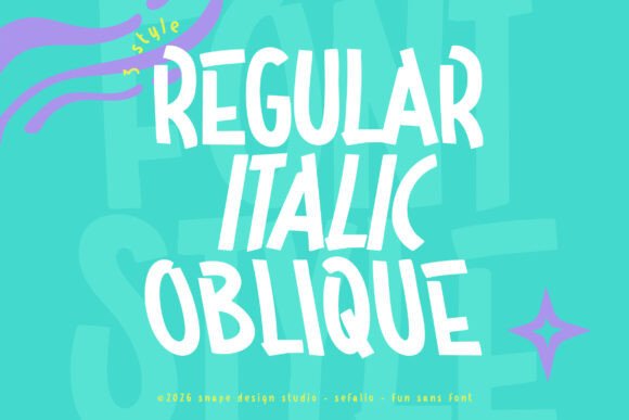Sefalio Font font preview - 5