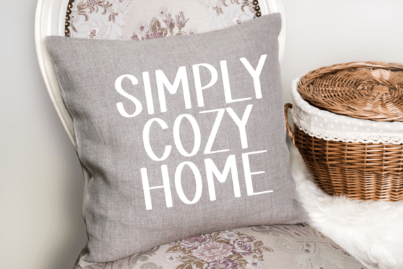 Simple Chunky Font PNG with transparent background - Preview 4