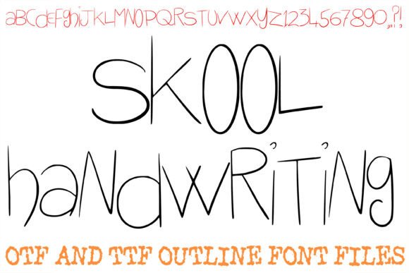 Skool Handwriting