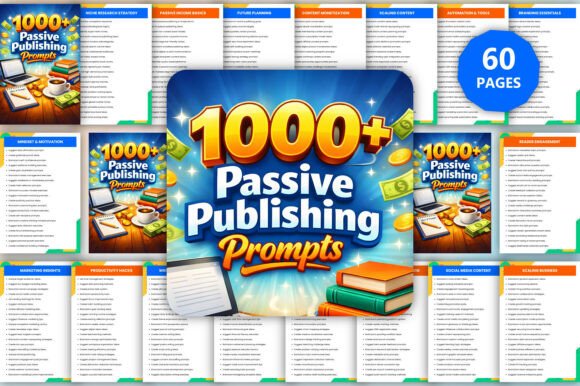 1000+ Passive Publishing Prompts