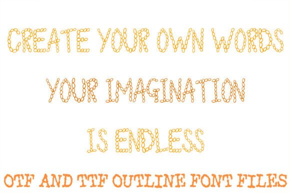 Baked Beans Font PNG with transparent background - Preview 2