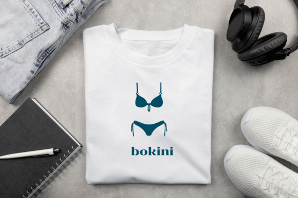 Bikini Silhouette Set Font - Preview 4
