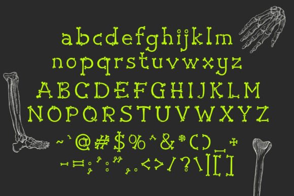 Bone Alchemy Font - Preview 1