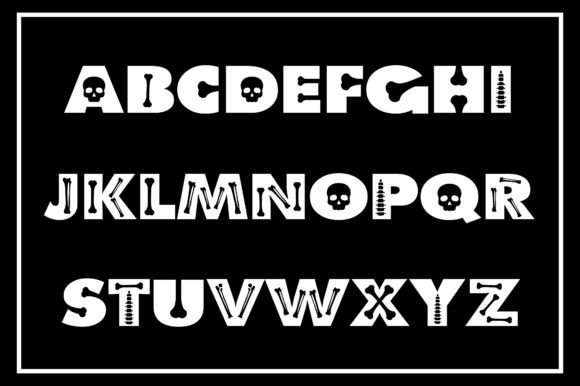 Bones Font - Preview 1