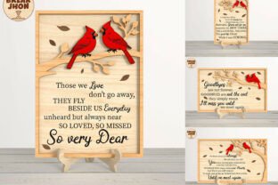 Cardinal Memorial Sign Laser Cut SVG · Creative Fabrica