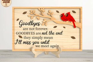 Cardinal Memorial Sign Laser Cut SVG · Creative Fabrica