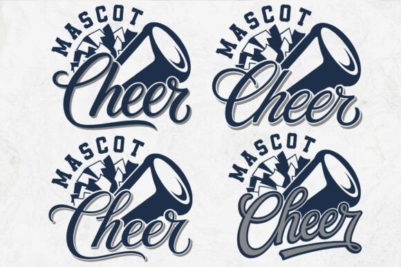 Cheer Team Mascot SVG, PNG, Cheerleading