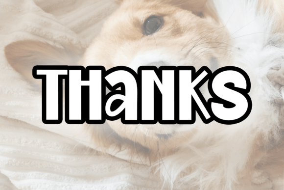 Cute Dog Font - Preview 4
